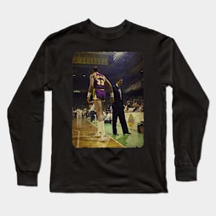 Kareem Abdul Jabbar and Pat Riley Long Sleeve T-Shirt